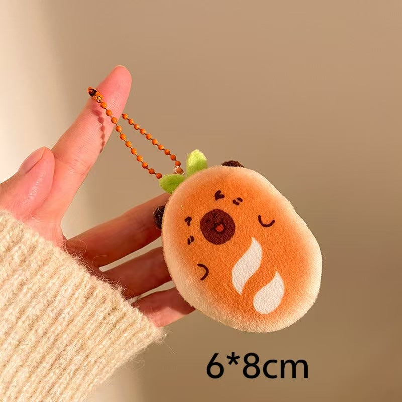 Wholesale Creative Food Plush Doll Pendant Girl Backpack Pendant Keychain Pendant Doll Small Gift Event Stall